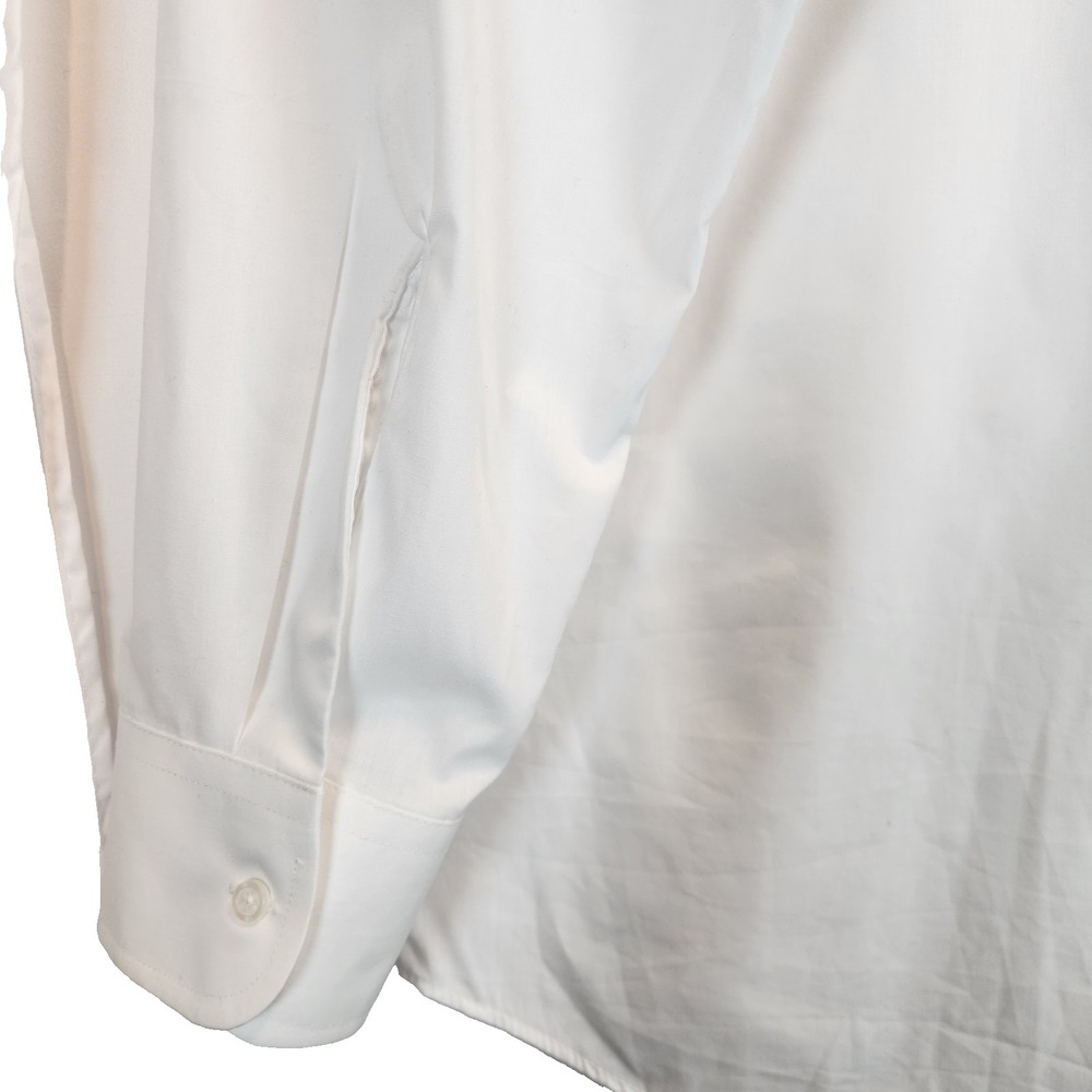 Neil Allyn Men`s Shirt Size L - 36/37 White Formal Tuxedo Pleated Front - Picture 6 of 7